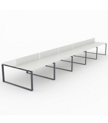 Mesa Bench Modern de 10 puestos de trabajo