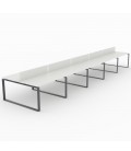 Mesa Bench Modern de 10 puestos de trabajo