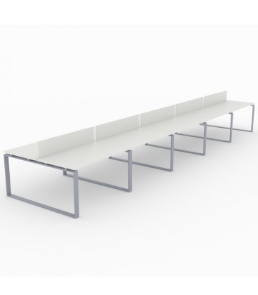 Mesa Bench Modern de 10 puestos de trabajo