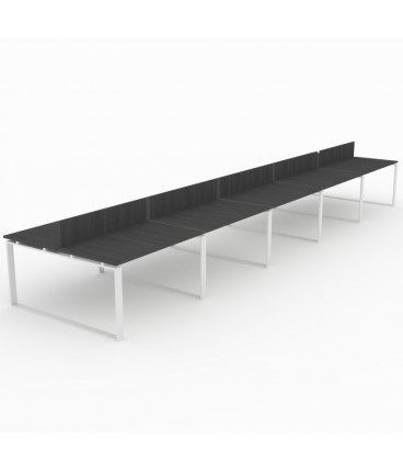 Mesa Bench Modern de 10 puestos de trabajo