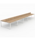 Mesa Bench Modern de 10 puestos de trabajo