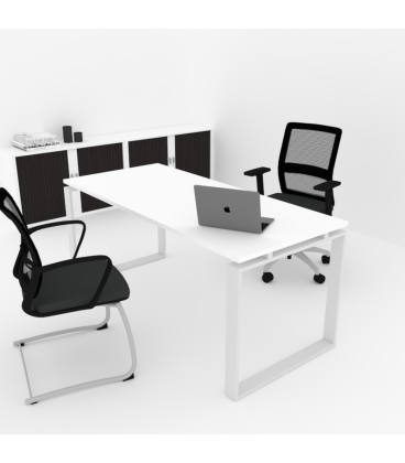 Mesa de escritório OFIPLUS MODERN com elevada resistência aos riscos. Melhor qualidade e preço