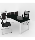 Mesa de escritório OFIPLUS MODERN com elevada resistência aos riscos. Melhor qualidade e preço