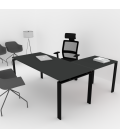 Mesa de escritório OFIPLUS CLASSIC WITH WING com elevada resistência aos riscos. Melhor qualidade e preço