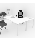 Mesa de escritório OFIPLUS CLASSIC WITH WING com elevada resistência aos riscos. Melhor qualidade e preço