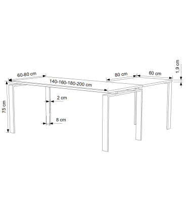 Mesa de escritório OFIPLUS CLASSIC WITH WING com elevada resistência aos riscos. Melhor qualidade e preço