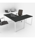 Mesa de escritório OFIPLUS MODERN COM ASA com elevada resistência aos riscos. Melhor qualidade e preço