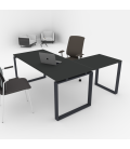 Mesa de escritório OFIPLUS MODERN COM ASA com elevada resistência aos riscos. Melhor qualidade e preço
