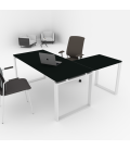 Mesa de escritório OFIPLUS MODERN COM ASA com elevada resistência aos riscos. Melhor qualidade e preço