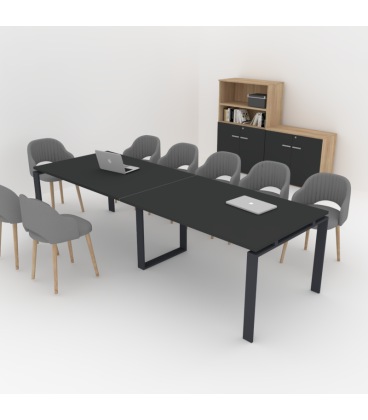 Mesa de reunião OFIMEET CLASSIC NEW-PR. Melhor qualidade e preço