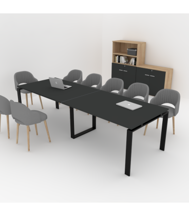 Mesa de reunião OFIMEET CLASSIC NEW-PR. Melhor qualidade e preço