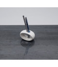 Mesa de oficina moderna Ofiplus-SC-DL chapa metálica con cajonera