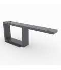 Mesa de oficina moderna Ofiplus-SC-DL chapa metálica con cajonera