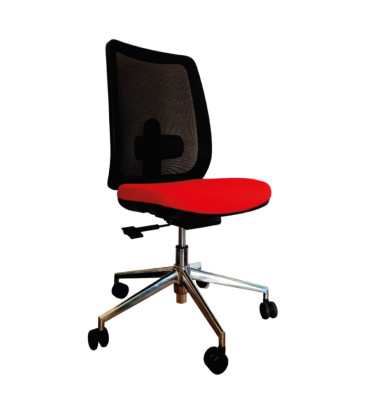 Silla giratoria, base de aluminio, ANÍBAL