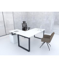 Mesa de oficina OFIPLUS MODERN con ALA y SOPORTE CAJONERA ML