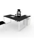 Mesa de escritório OFIPLUS MODERN com ASA e SUPORTE PARA GAVETAS DL