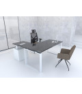 Mesa de oficina OFIPLUS MODERN con ALA y SOPORTE CAJONERA DL