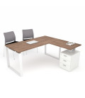 Mesa de escritório OFIPLUS MODERN com asa e suporte de gaveta SY