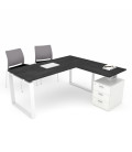 Mesa de oficina OFIPLUS MODERN con ALA y SOPORTE CAJONERA SY