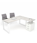 Mesa de oficina OFIPLUS MODERN con ALA y SOPORTE CAJONERA SY