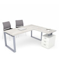 Mesa de oficina OFIPLUS MODERN con ALA y SOPORTE CAJONERA SY