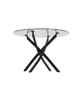 Compra la mesa de cristal FONTANA BLACK 2