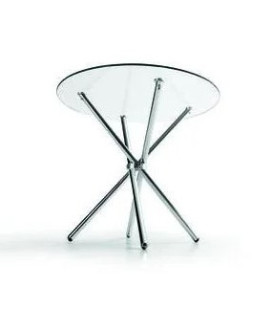 Mesa con tapa de cristal GENOVA 2