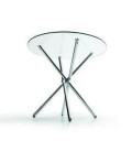Mesa con tapa de cristal GENOVA Mesa con tapa de cristal GENOVA