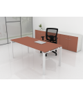 Mesa de escritório com elevada resistência aos riscos. Acabamento de alta qualidade. Melhor preço ⭐.