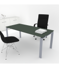Mesa de escritório com elevada resistência aos riscos. Acabamento de alta qualidade. Melhor preço ⭐.