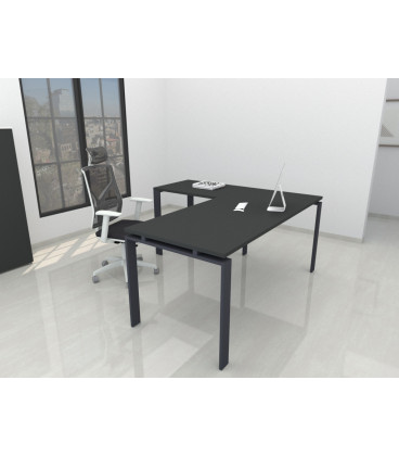 Mesa de escritório OFIPLUS CLASSIC WITH WING com elevada resistência aos riscos. Melhor qualidade e preço
