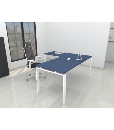 Mesa de escritório OFIPLUS CLASSIC WITH WING com elevada resistência aos riscos. Melhor qualidade e preço
