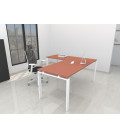 Mesa de escritório OFIPLUS CLASSIC WITH WING com elevada resistência aos riscos. Melhor qualidade e preço