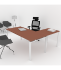 Mesa de escritório OFIPLUS CLASSIC WITH WING com elevada resistência aos riscos. Melhor qualidade e preço