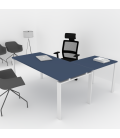 Mesa de escritório OFIPLUS CLASSIC WITH WING com elevada resistência aos riscos. Melhor qualidade e preço