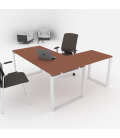 Mesa de escritório OFIPLUS MODERN COM ASA com elevada resistência aos riscos. Melhor qualidade e preço