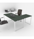 Mesa de escritório OFIPLUS MODERN COM ASA com elevada resistência aos riscos. Melhor qualidade e preço