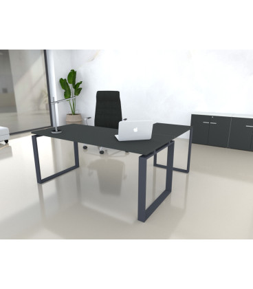 Mesa de escritório OFIPLUS MODERN COM ASA com elevada resistência aos riscos. Melhor qualidade e preço