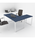 Mesa de escritório OFIPLUS MODERN COM ASA com elevada resistência aos riscos. Melhor qualidade e preço
