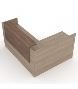 Mostrador en L para recepciones y salas de espera SY al mejor precio 2