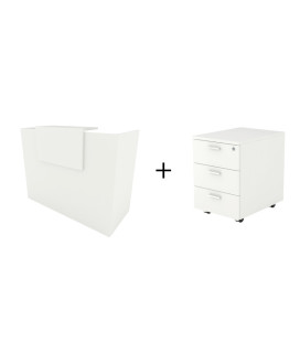 Embalagem Balcão de diferentes tamanhos + 3 gavetas. . Balcão de qualidade, tamanhos pequenos. 2