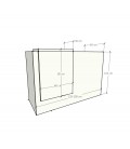 Mostrador BASICO SOBRE LATERAL 60x80