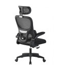 Pack Mesa de escritório OFIPLUS CLASSIC COM ASA ML + CADEIRA BERNAY + BUCK 3C + ENTRADA DE CABO DE PVC REDONDO