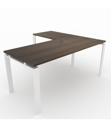 Pack Mesa de oficina OFIPLUS CLASSIC CON ALA ML + Silla BERNAY + BUCK 3C + PASACABLE REDONDO PVC