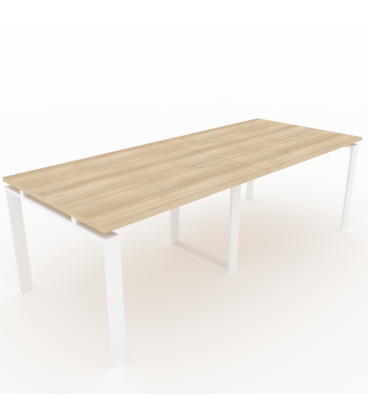 Compre o PACOTE Mesa de reunião OFIMEET CLASSIC ML-PR + Cadeira STEP-TAPI.