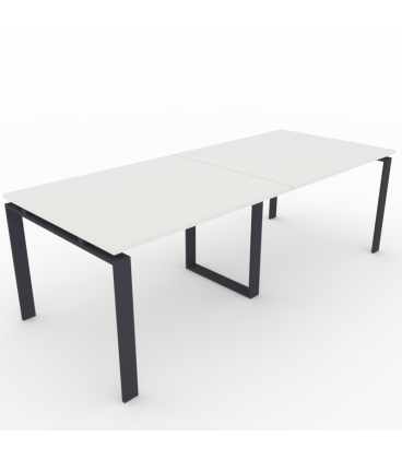 Compre o PACOTE Mesa de reunião OFIMEET CLASSIC ML-PR + Cadeira STEP-TAPI.