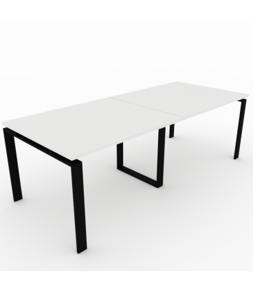 Compre o PACOTE Mesa de reunião OFIMEET CLASSIC ML-PR + Cadeira STEP-TAPI.