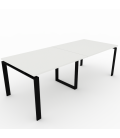 Compre o PACOTE Mesa de reunião OFIMEET CLASSIC ML-PR + Cadeira STEP-TAPI.