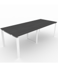 Compre o PACOTE Mesa de reunião OFIMEET CLASSIC ML-PR + Cadeira STEP-TAPI.