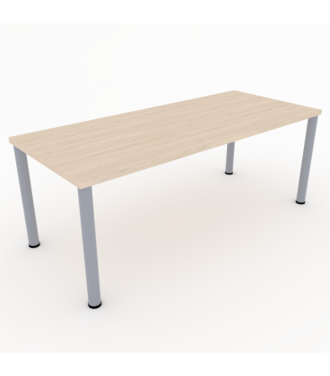 PACK Mesa de FORMACIÓN BASIC 140x60 cms ML + 2 Sillas BASIC-TAPI + Silla UDINE-SB